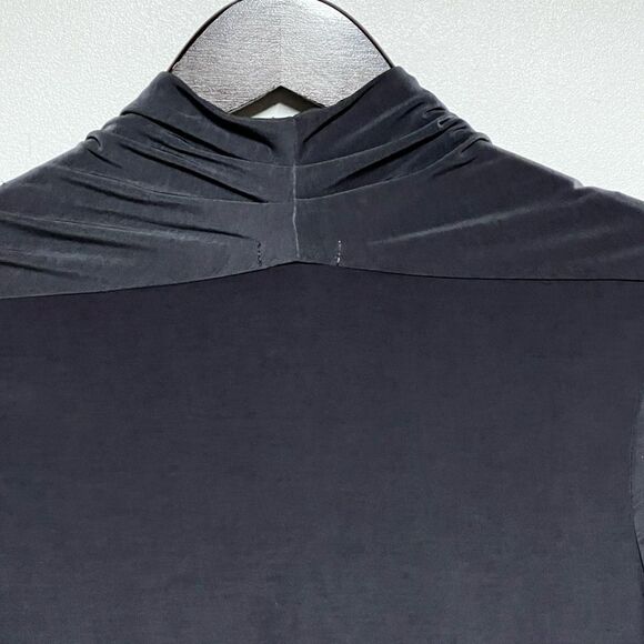 Komarov Grey A Line Jersey Shift Dress Sz S Petite - Picture 5 of 6